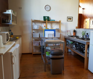 log burner at helmsdale hostel