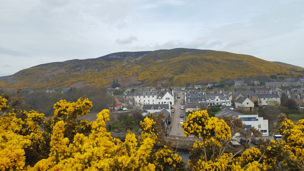 View over Helmsdale Village