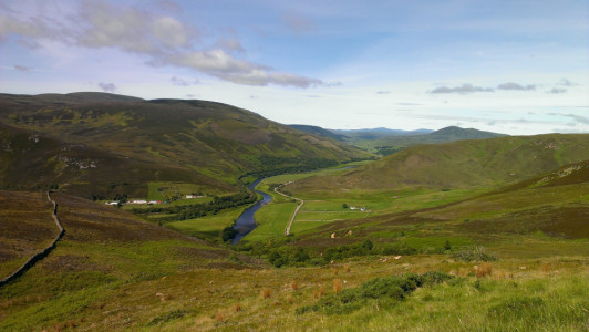 river view - Helmsdale - Scotland - Valley